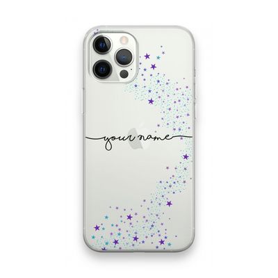 Sterren: iPhone 12 Pro Max Transparant Hoesje