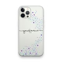 Sterren: iPhone 12 Pro Max Transparant Hoesje