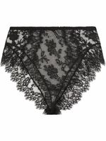 Dolce & Gabbana culotte en dentelle à taille haute - Noir - thumbnail