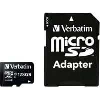 Verbatim Premium microSDXC-kaart 128 GB Class 10 Incl. SD-adapter - thumbnail