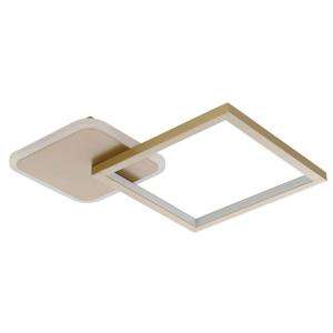 Eglo Instelbare led plafondlamp Gafares vierkant - goud 900424