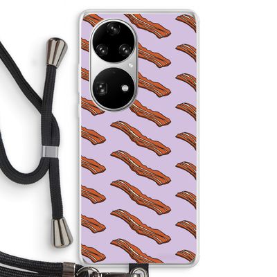 Bacon to my eggs #2: Huawei P50 Pro Transparant Hoesje met koord