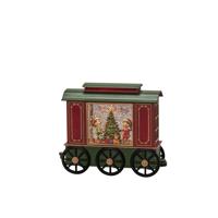 LED kerstlantaarn treinwagon met kinderen - Konstsmide