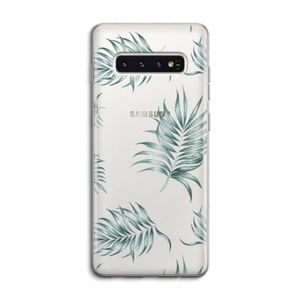 Simple leaves: Samsung Galaxy S10 4G Transparant Hoesje