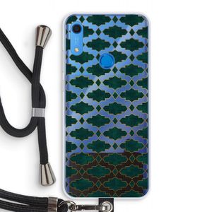 Moroccan tiles: Huawei Y6s Transparant Hoesje met koord