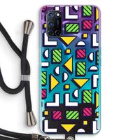 8-bit N°4: Oppo A52 Transparant Hoesje met koord