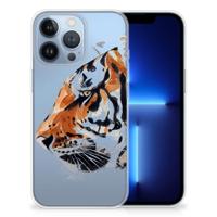 Smartphone hoesje Apple iPhone 13 Pro Watercolor Tiger