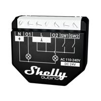 Shelly Qubino WAVE 2PM Slimme schakelaar Zwart