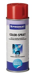 Promat Kleurspray | vuurrood | hoogglanzend | RAL 3000 | 400 ml | spuitbus - 4000354207 4000354207