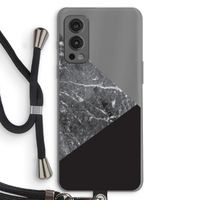 Combinatie marmer: OnePlus Nord 2 5G Transparant Hoesje met koord