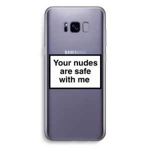 Safe with me: Samsung Galaxy S8 Plus Transparant Hoesje