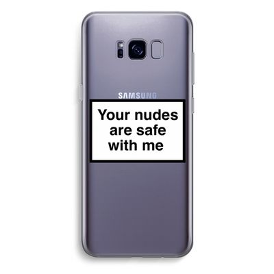 Safe with me: Samsung Galaxy S8 Plus Transparant Hoesje