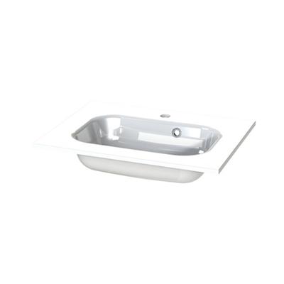 Tiger Wastafel S-line Oval 60 cm Glanzend Wit