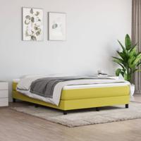 Bedframe zonder matras 140x200 cm stof groen