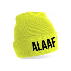 Alaaf muts unisex one size - Geel