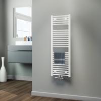 Handdoekradiator HSK Line | 40x121.5 cm | CV en/of electrische werking | Wit
