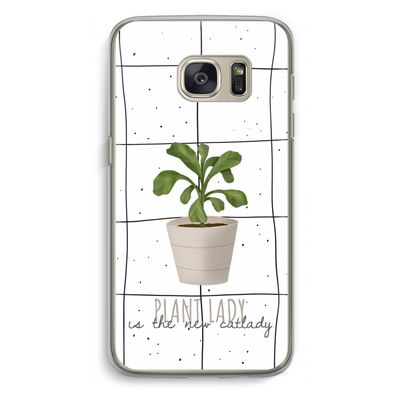 Kamerplant op vensterruit: Samsung Galaxy S7 Transparant Hoesje