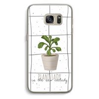 Kamerplant op vensterruit: Samsung Galaxy S7 Transparant Hoesje
