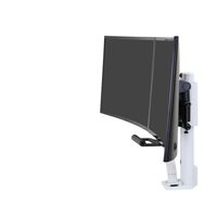 Ergotron TRACE™ Monitor-tafelbeugel 2-voudig 53,3 cm (21) - 68,6 cm (27) Wit Draaibaar, In hoogte verstelbaar, Kantelbaar, Zwenkbaar - thumbnail