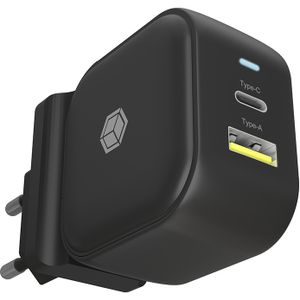 ICY BOX IB-PS106-PD 2-port wall charger with USB Power Delivery oplader