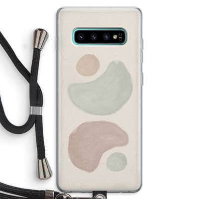 Geo #10: Samsung Galaxy S10 Plus Transparant Hoesje met koord