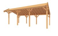 YARD Outdoor SUBLIME Kapschuur - 750x300 cm Douglashout- Kapschuurdak- - YARD Outdoor