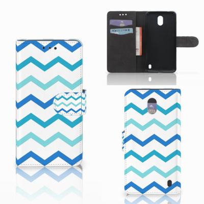 Nokia 2 | Telefoon Hoesje | Zigzag Blauw