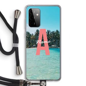 Pacific Dream: Samsung Galaxy A72 5G Transparant Hoesje met koord