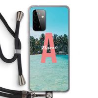Pacific Dream: Samsung Galaxy A72 5G Transparant Hoesje met koord