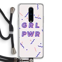 GRL PWR: OnePlus 8 Transparant Hoesje met koord