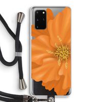 Orange Ellila flower: Samsung Galaxy S20 Plus Transparant Hoesje met koord