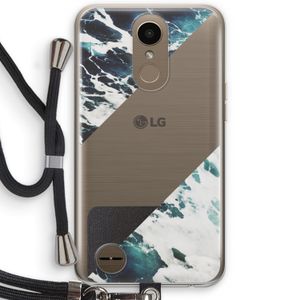 Golven: LG K10 (2017) Transparant Hoesje met koord