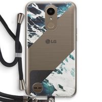 Golven: LG K10 (2017) Transparant Hoesje met koord