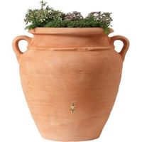 Garantia regenton amphora terra 600 liter met plantenbak - thumbnail