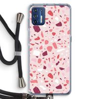 Terrazzo N°15: Motorola Moto G9 Plus Transparant Hoesje met koord