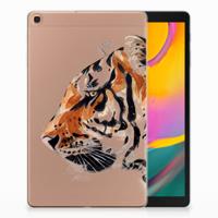Tablethoes Samsung Galaxy Tab A 10.1 (2019) Watercolor Tiger