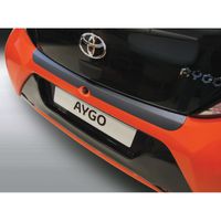 Bumper beschermer passend voor Toyota Aygo 3/5 deurs 7/2014- Zwart GRRBP781