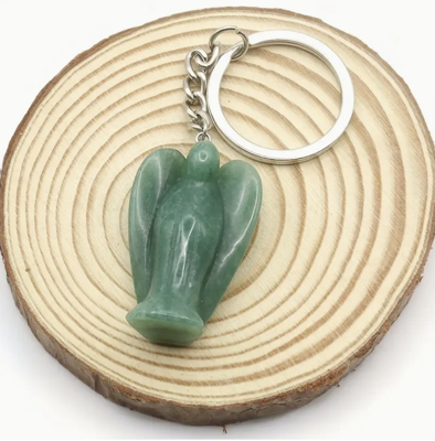 Aventurijn Engel Sleutelhanger - Sleutelhangers - Spiritueelboek.nl