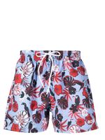 BOSS short de bain Piranha à fleurs - Violet