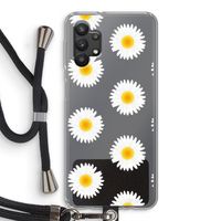 Margrietjes: Samsung Galaxy A32 5G Transparant Hoesje met koord