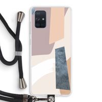 Luca: Samsung Galaxy A71 Transparant Hoesje met koord