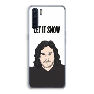 Let It Snow: Oppo A91 Transparant Hoesje