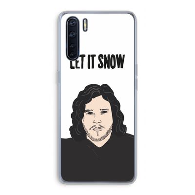 Let It Snow: Oppo A91 Transparant Hoesje