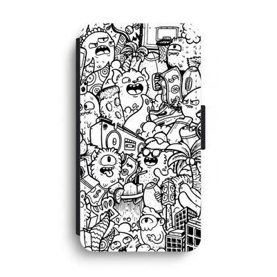 Vexx City #2: iPhone XS Max Flip Hoesje