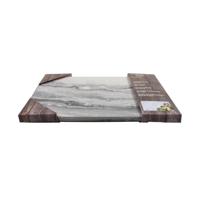 Marmeren Snijplank 30x40 cm Wit/Grijs