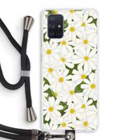 Summer Daisies: Samsung Galaxy A71 Transparant Hoesje met koord