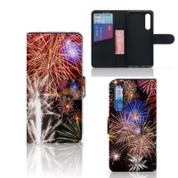 Xiaomi Mi 9 SE Wallet Case met Pasjes Vuurwerk