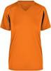 James & Nicholson JN316 Ladies´ Running-T - Orange/Black - XXL