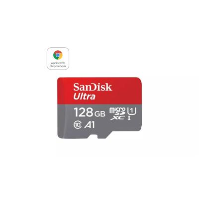 SanDiskMicroSDXC Ultra 128GB Class 10 140MB/s +SD-Adapter voor Chromebooks Micro SD-kaart