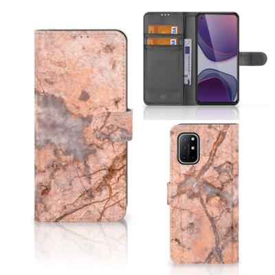 OnePlus 8T | Bookcase | Marmer Oranje